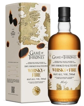 Game of Thrones x Kyro Whisky of Fire Finsk Malt Rye Whisky 70 cl 46,6%